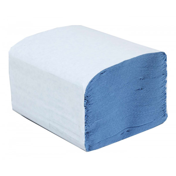 Blue Mini VFold Children's Hand Towels HLS Supplies Ltd